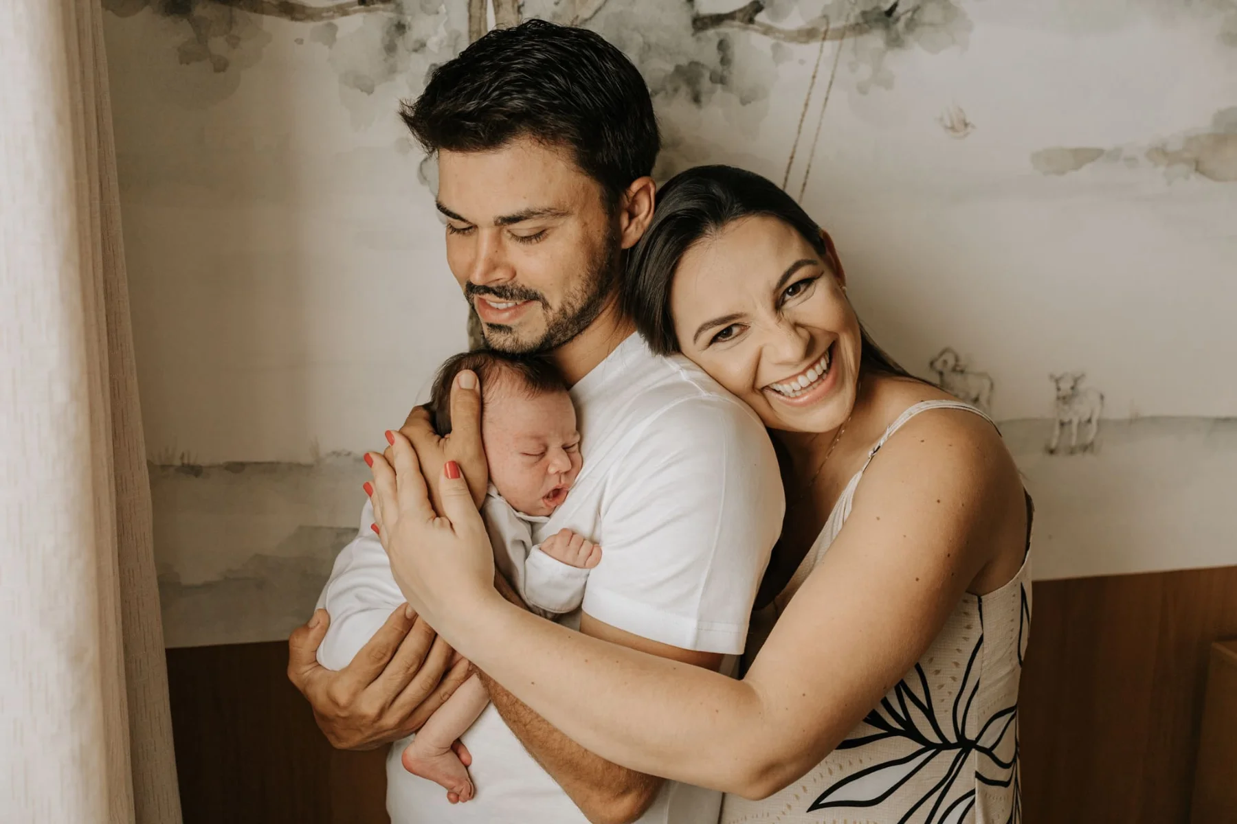couple with baby